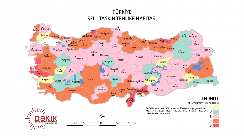 <b class='text-danger'>Sel</b>-Taşkın Tehlike Haritası